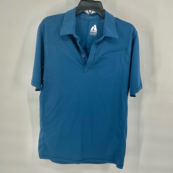 Eddie Bauer Other - First Ascent Eddie Bauer Men's Blue Polo Shirt M